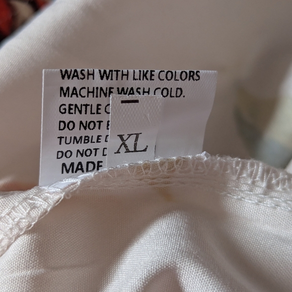 NWOT XL Women's 2 Piece Pajama Lounge Set, Tropical Paradise Pattern - Picture 12 of 14